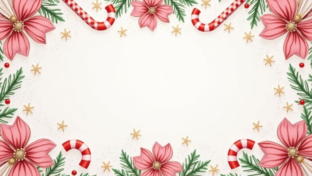 Preppy Christmas wallpaper 