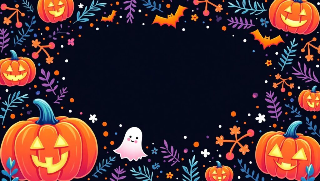 Preppy halloween wallpaper