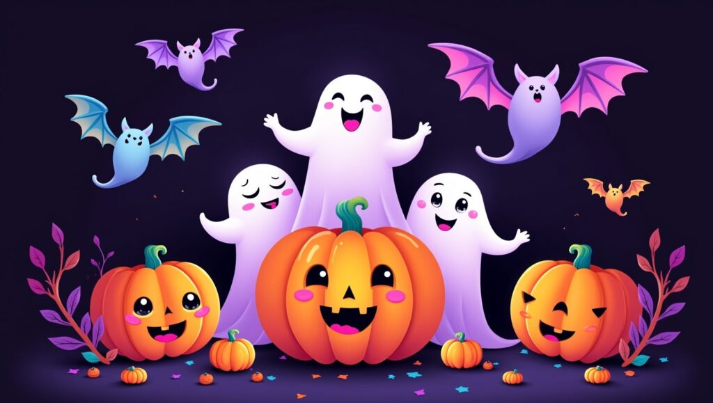 Preppy halloween wallpaper