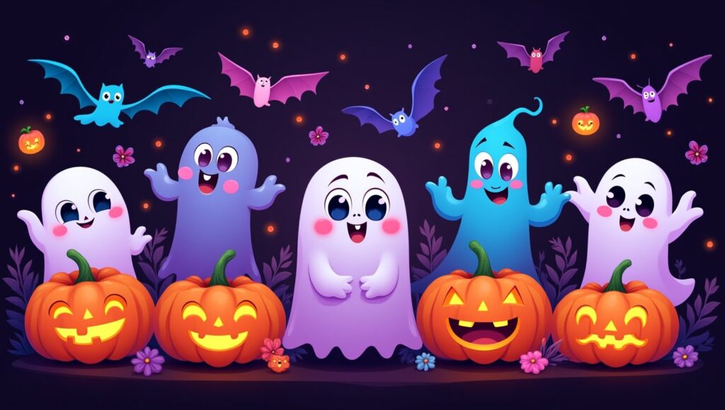 Preppy halloween wallpaper