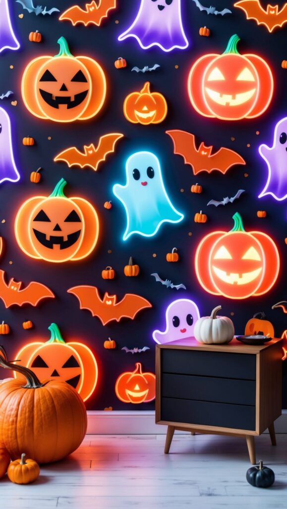 Preppy halloween wallpaper
