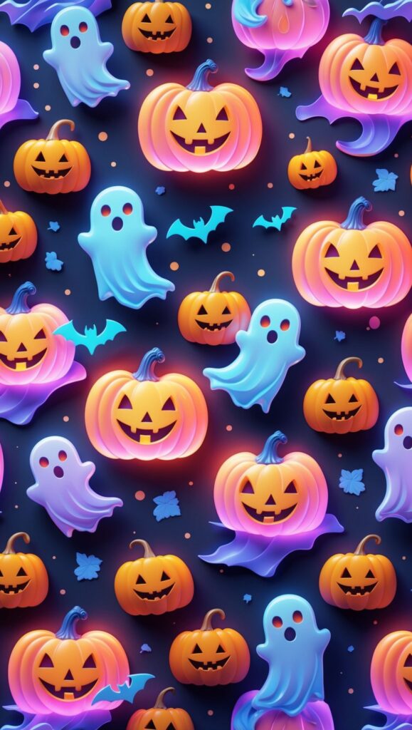 Preppy halloween wallpaper