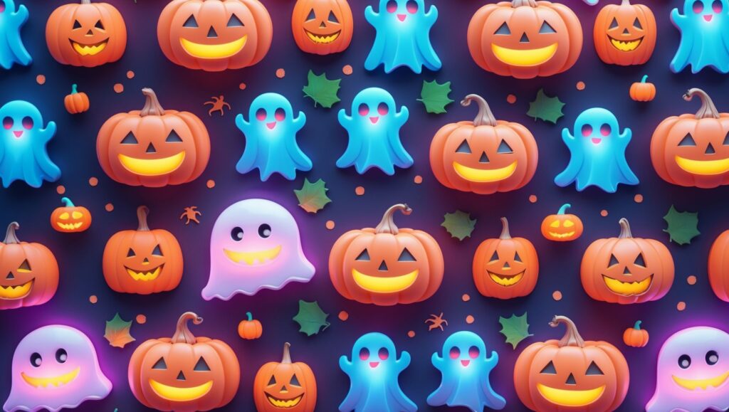 Preppy halloween wallpaper
