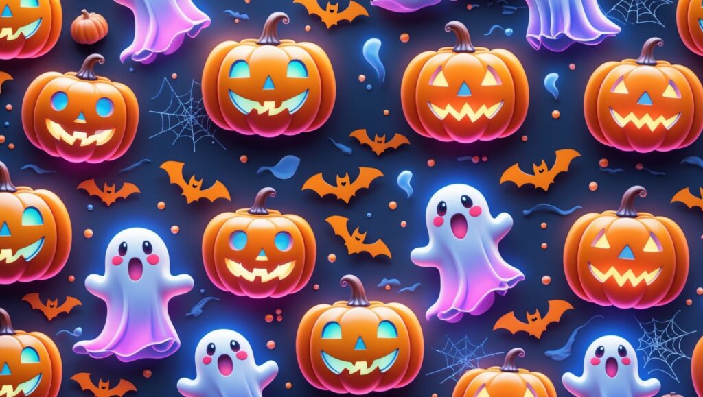 Preppy halloween wallpaper