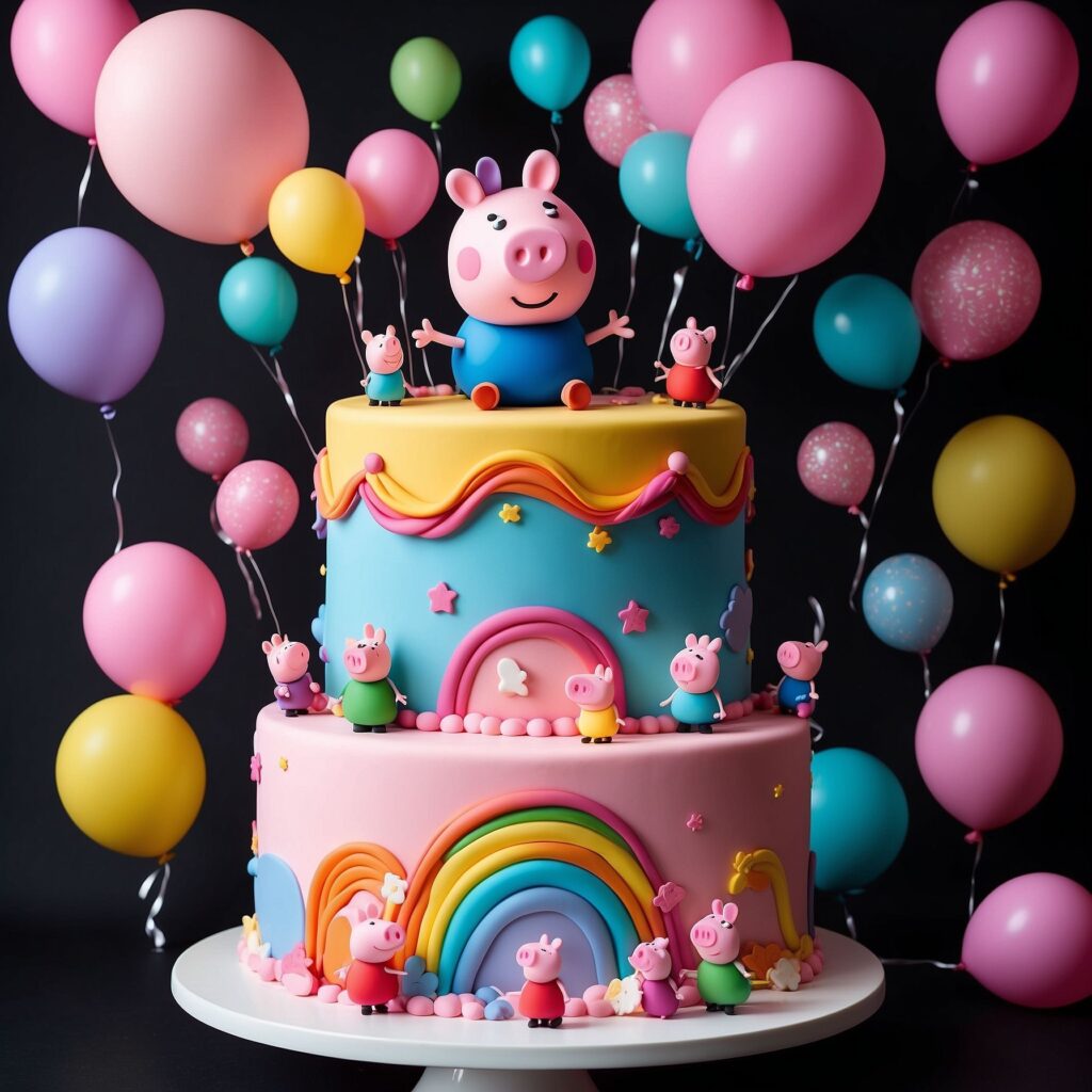 Peppa pig cake images
