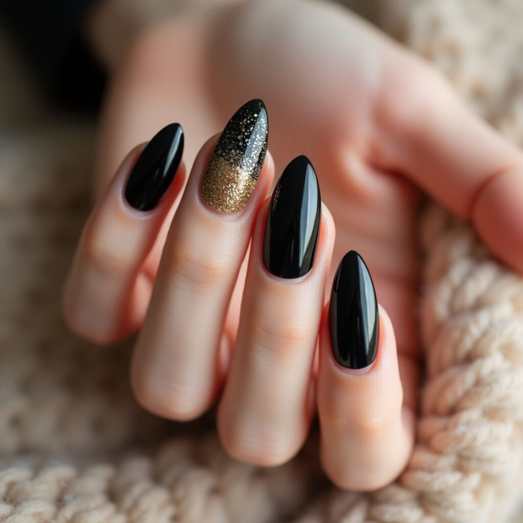 Black Nail Designs