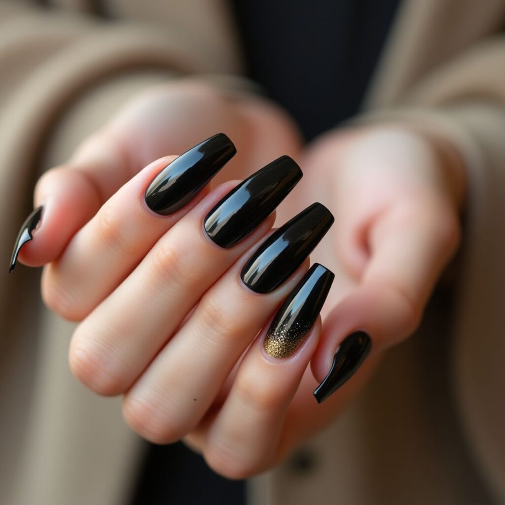 Black Nail Designs