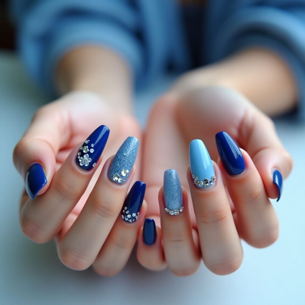 Blue Nail Designs