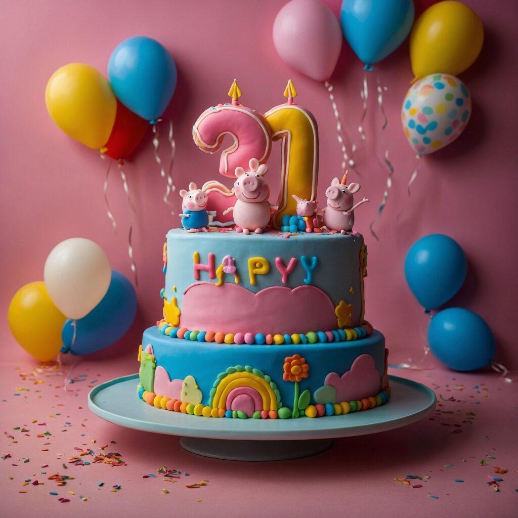 Peppa pig cake images