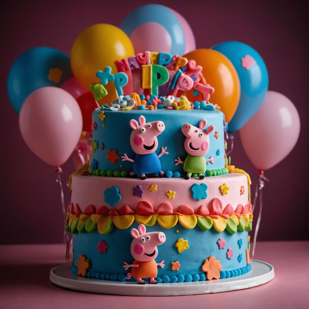 Peppa pig cake images