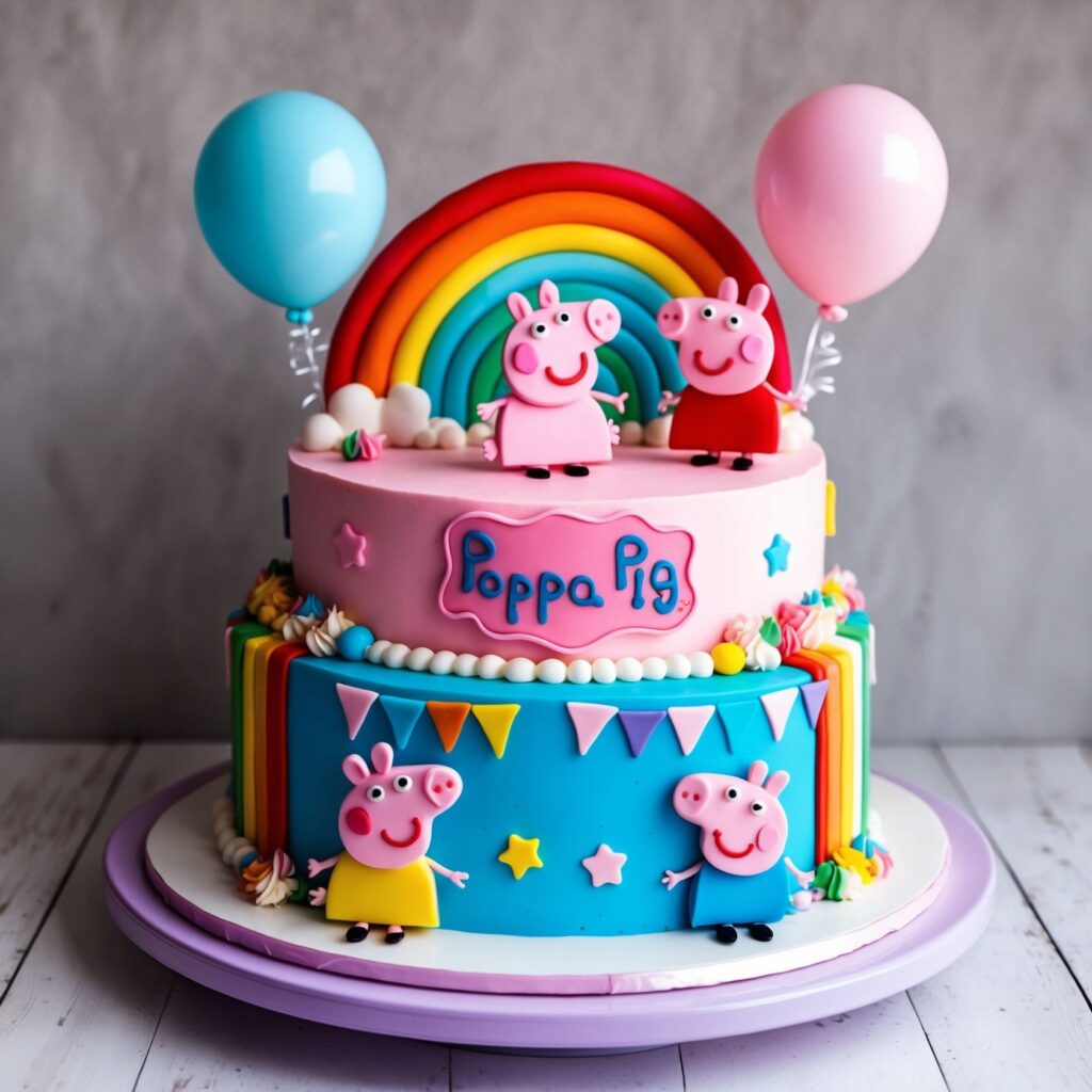 Peppa pig cake images