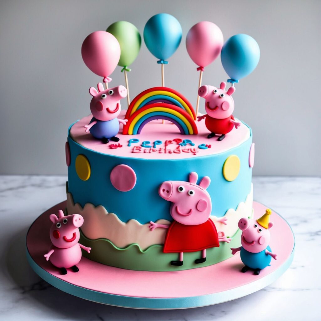 Peppa pig cake images