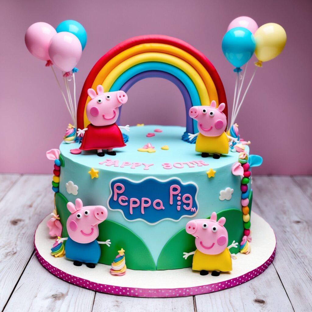 Peppa pig cake images