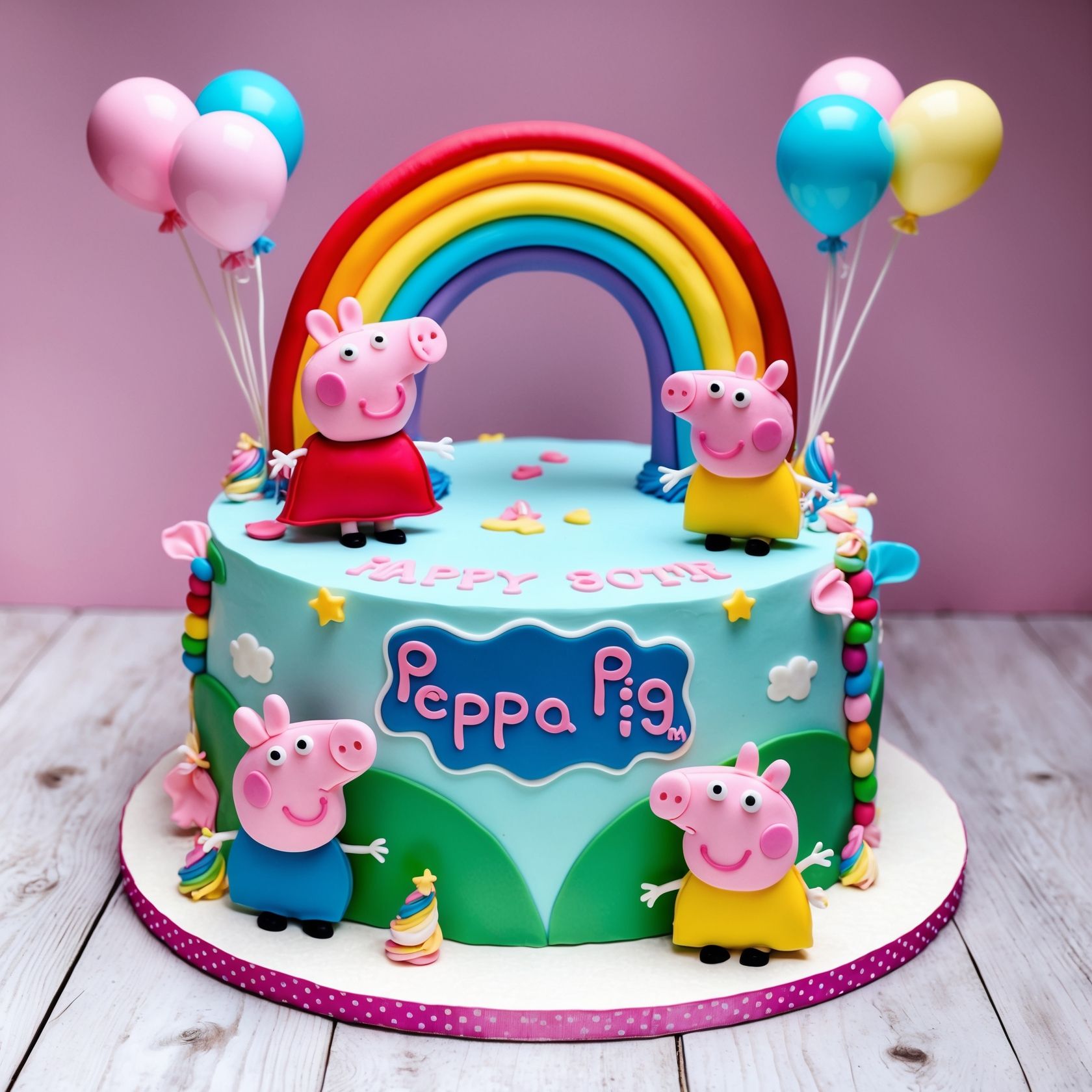 Peppa pig cake images