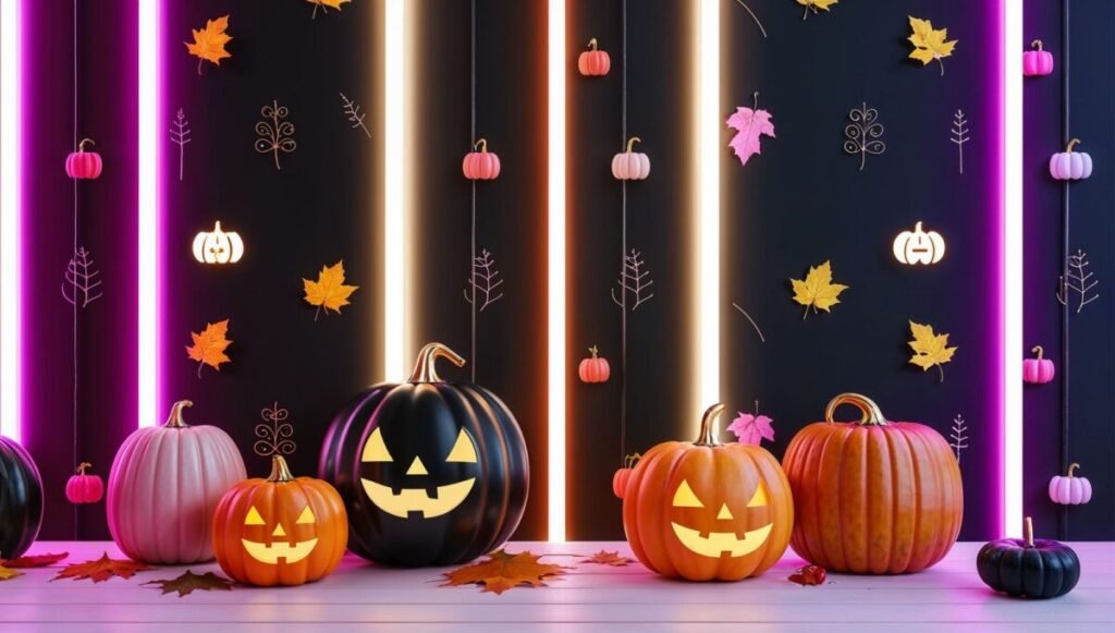 Preppy Halloween Wallpaper laptop