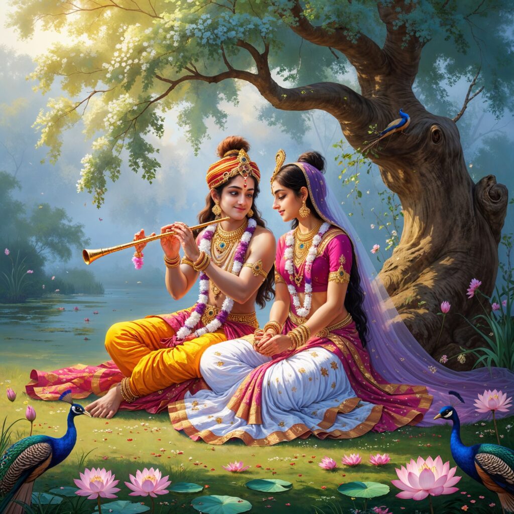 Radha Krishna Painting