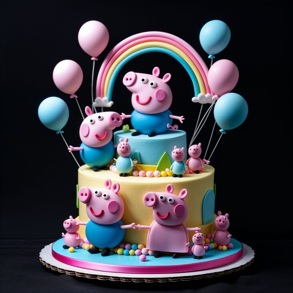 Peppa pig cake images