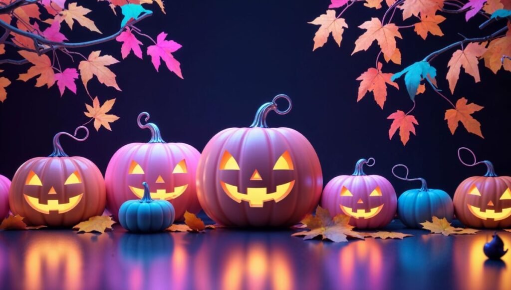 Preppy Halloween Wallpaper laptop