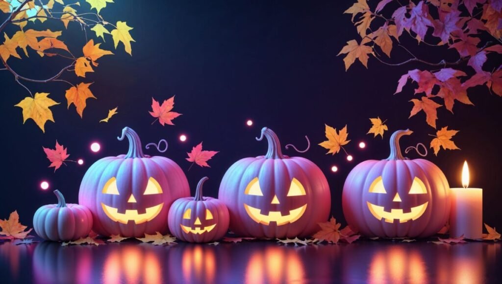 Preppy Halloween Wallpaper laptop