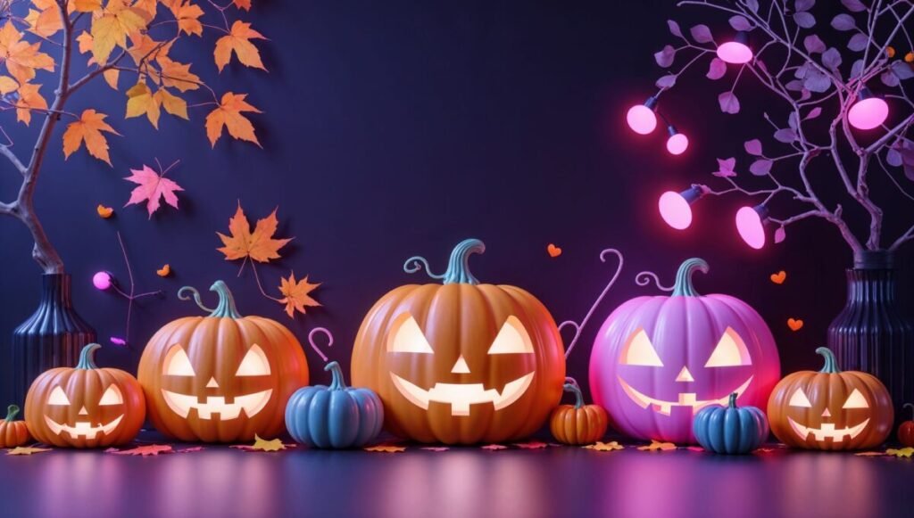 Preppy Halloween Wallpaper laptop