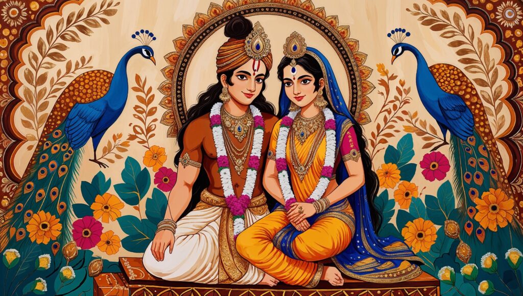 Radha Krishna Painting