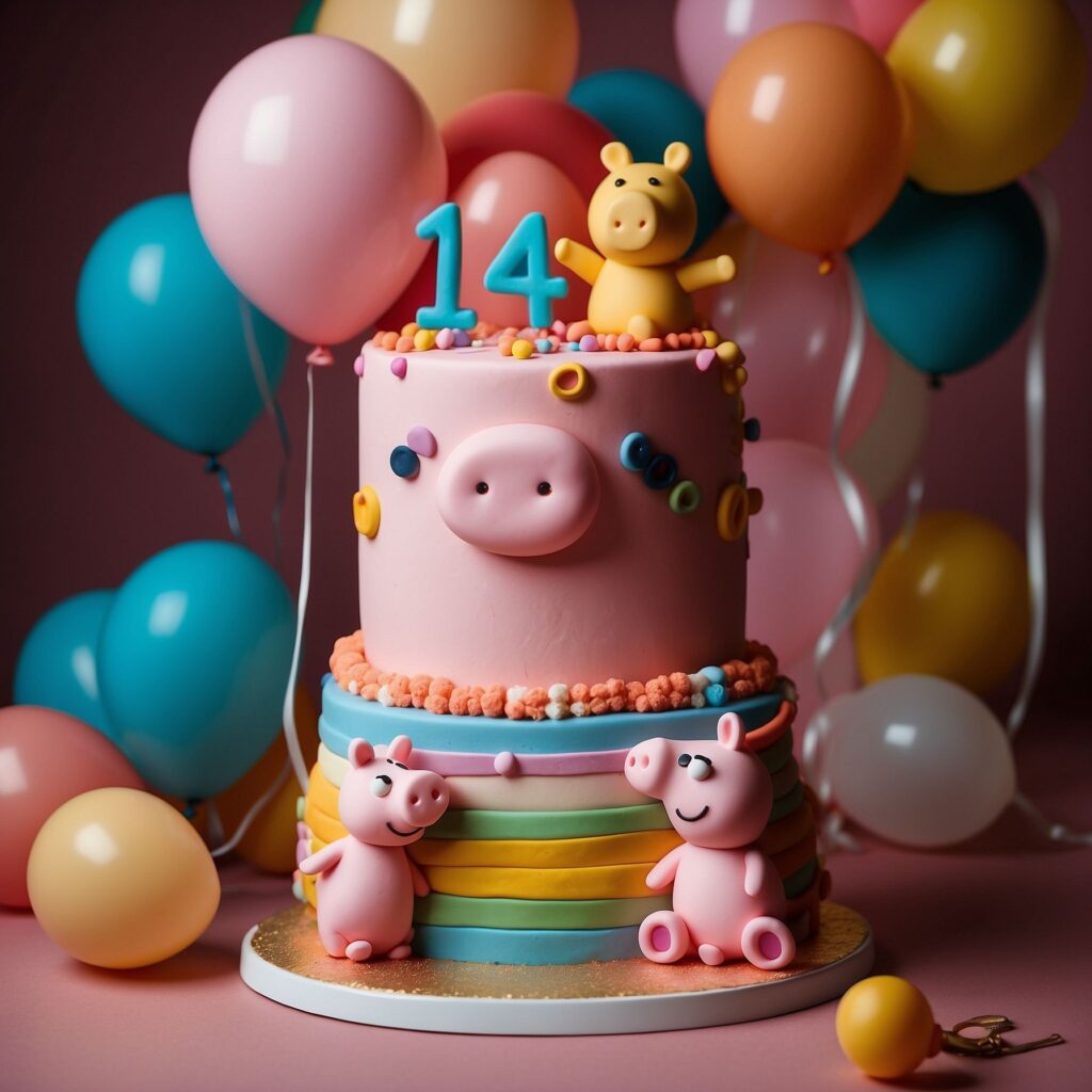 Peppa pig cake images