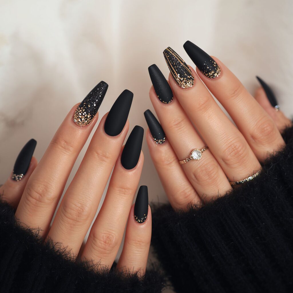 Black Nail Designs
