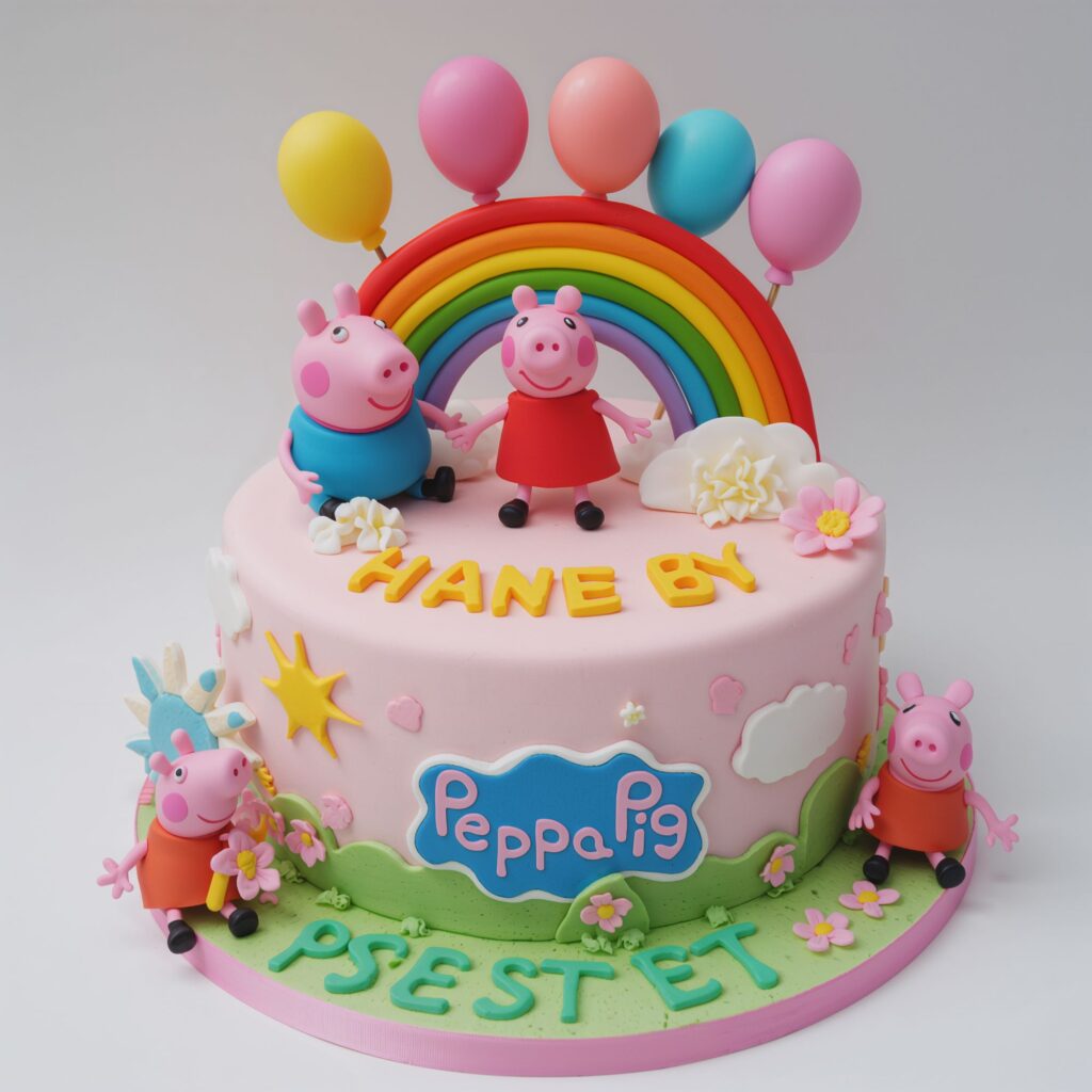 Peppa pig cake images
