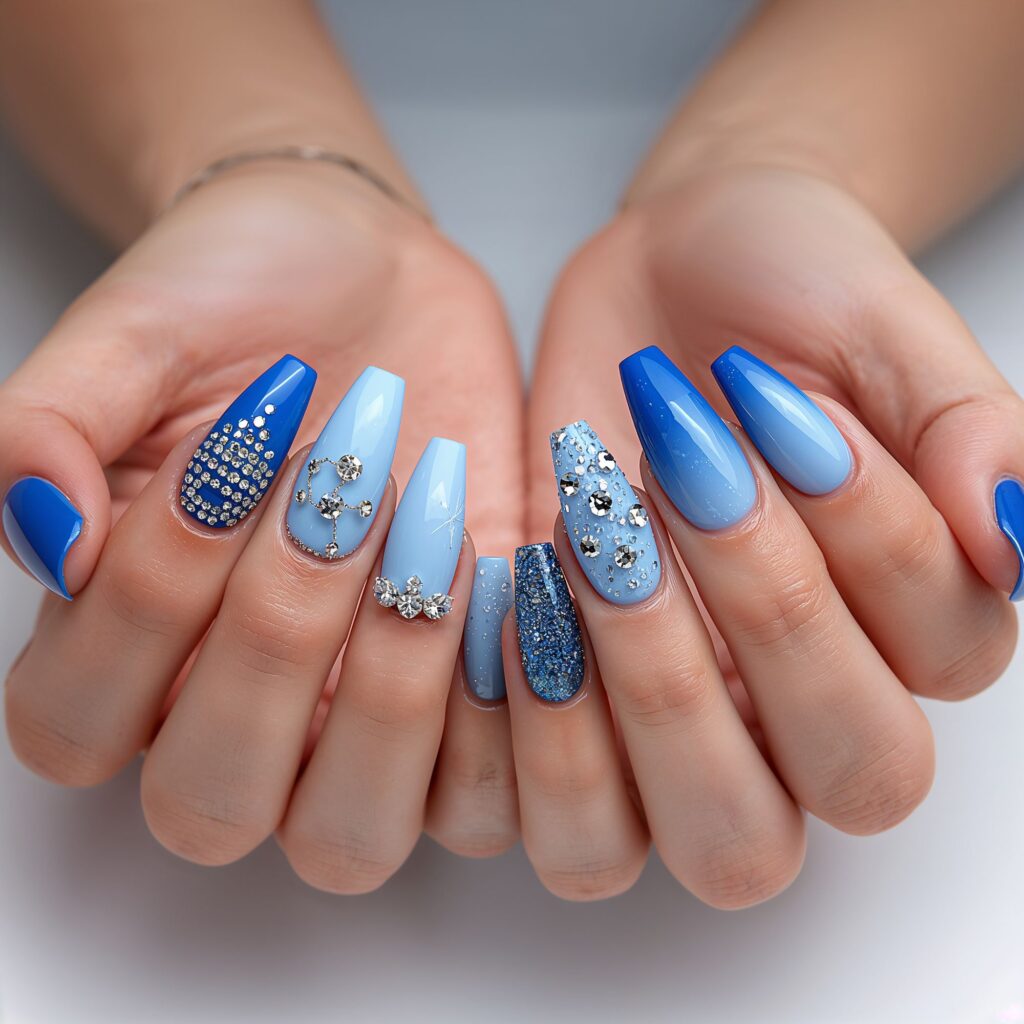 Blue Nail Designs