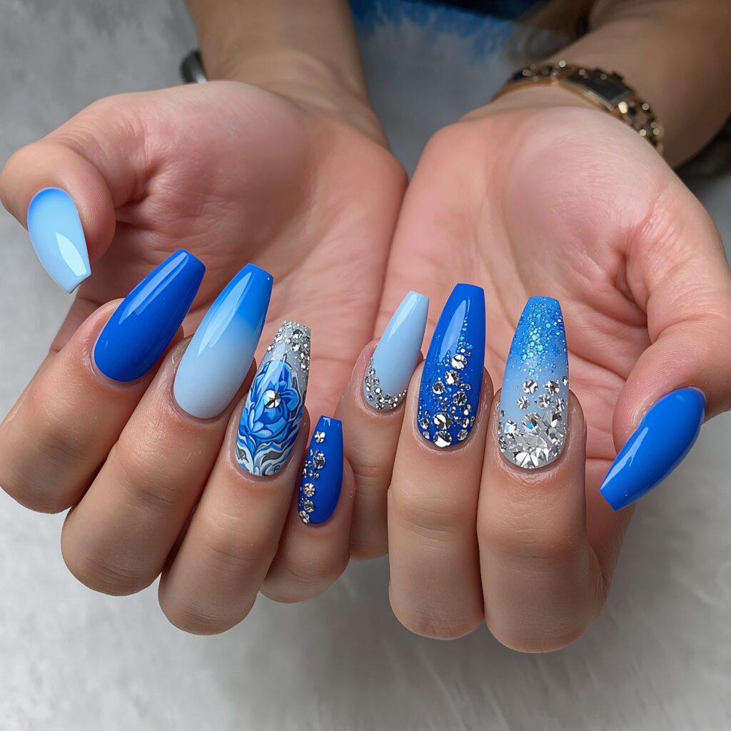 Blue Nail Designs