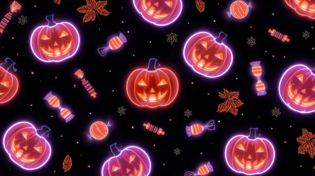 Preppy Halloween Wallpaper laptop