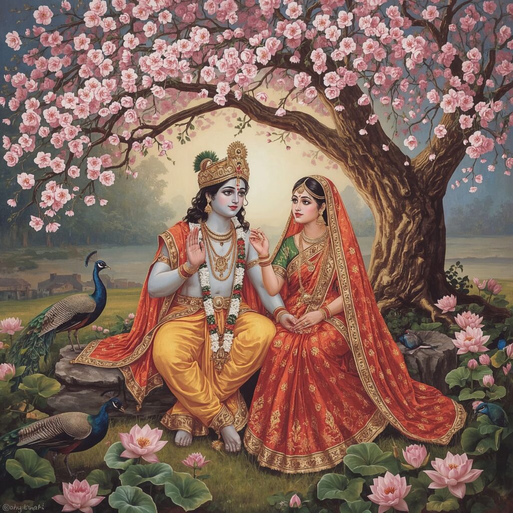 Radha Krishna Painting