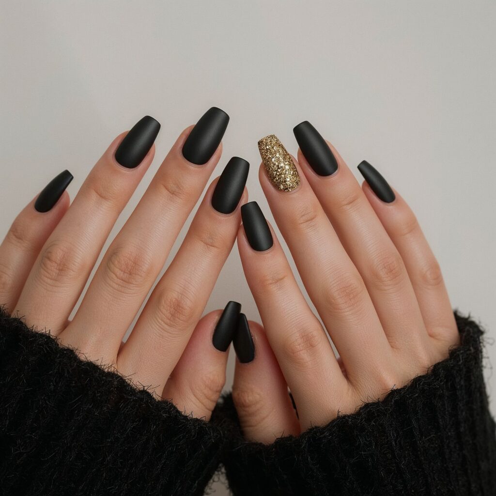 Black Nail Designs