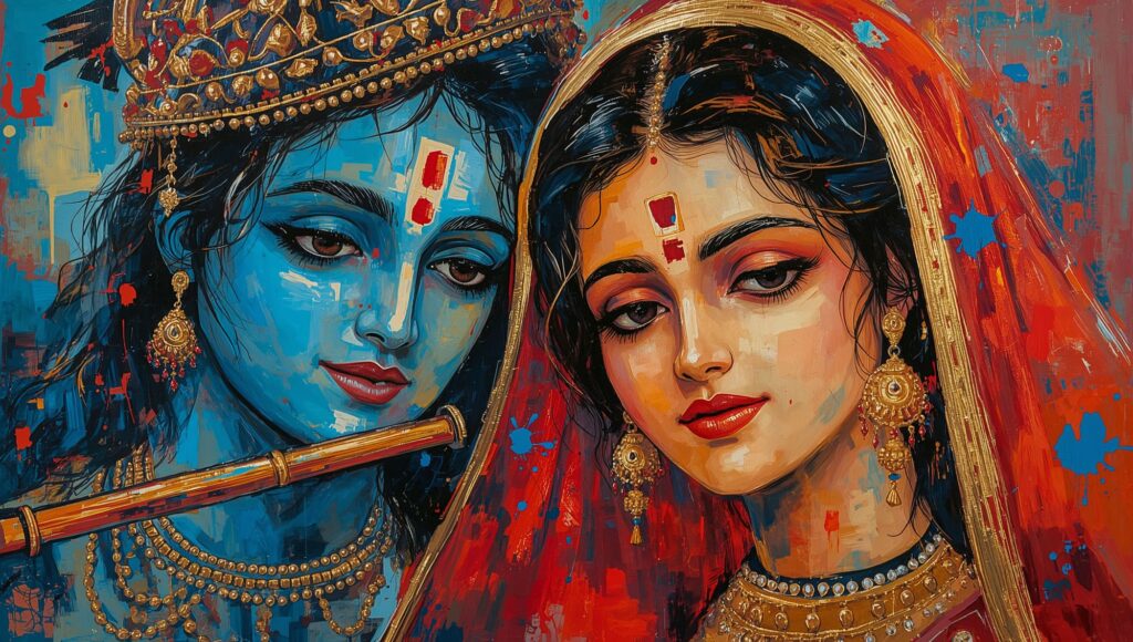 Radha Krishna Painting
