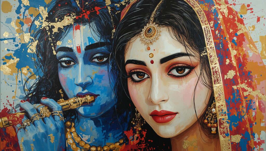 Radha Krishna Painting