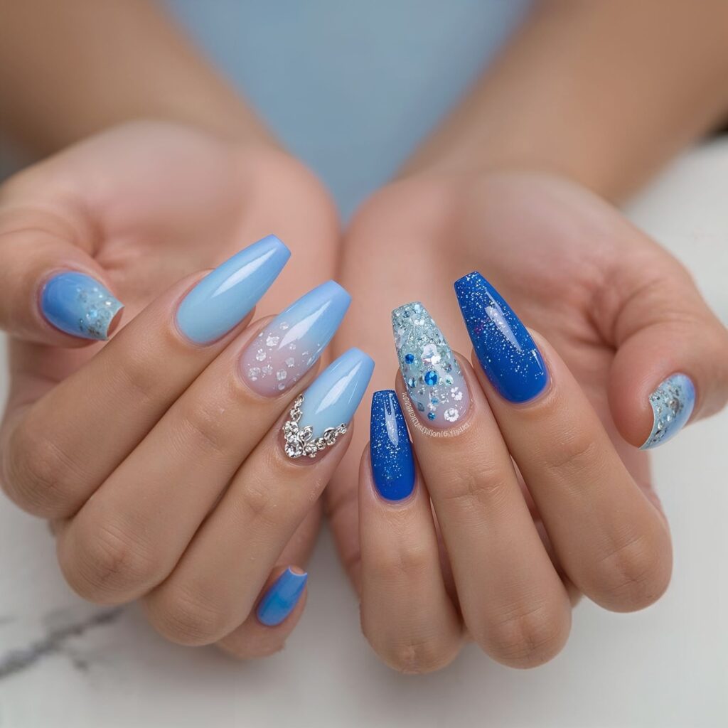 Blue Nail Designs
