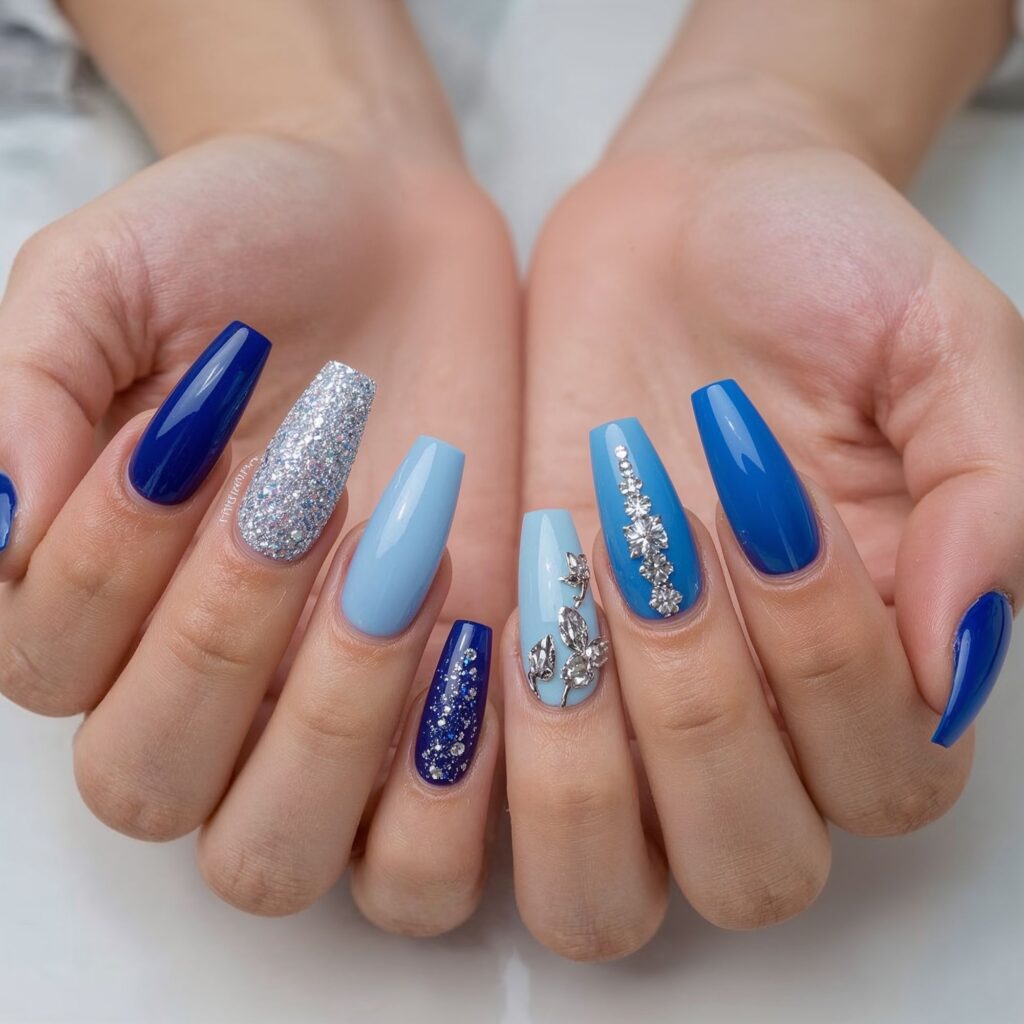 Blue Nail Designs