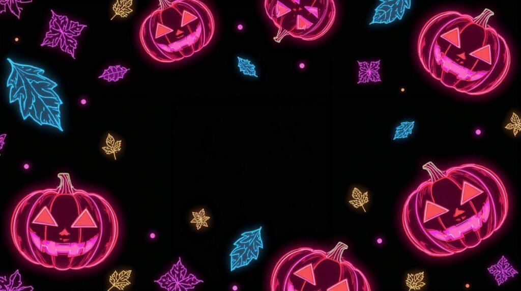 Preppy Halloween Wallpaper laptop