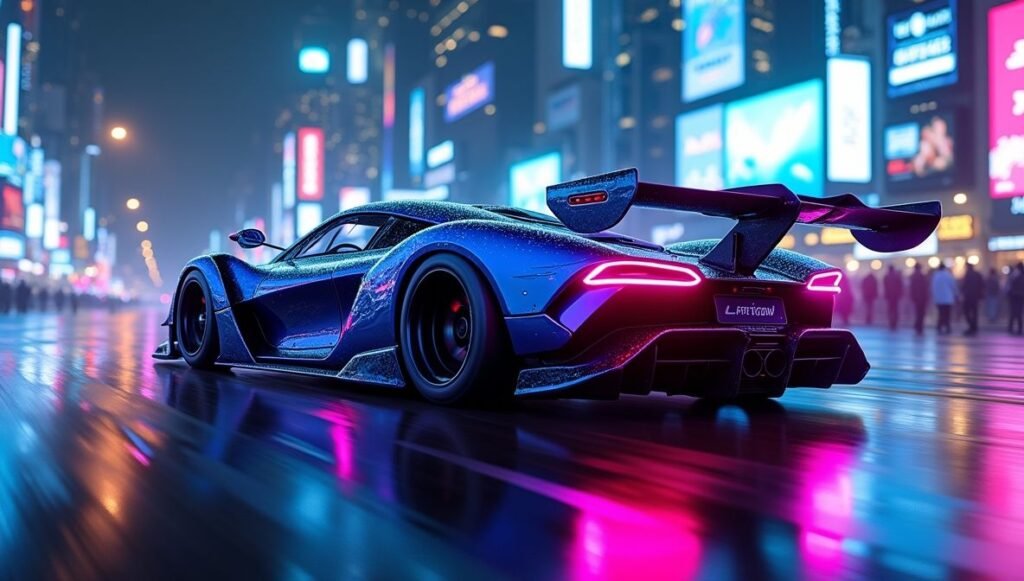 Sleek Car Desktop Background 4K