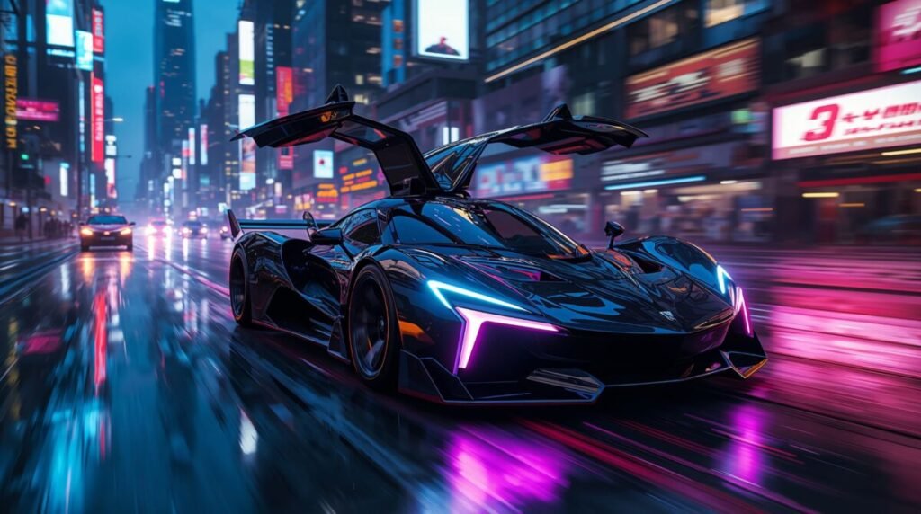 Sleek Futuristic Car Wallpaper