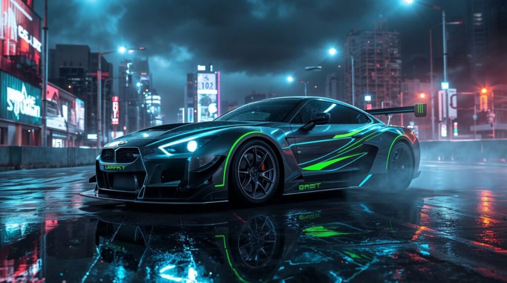 Street Racing Car Wallpaper 4K