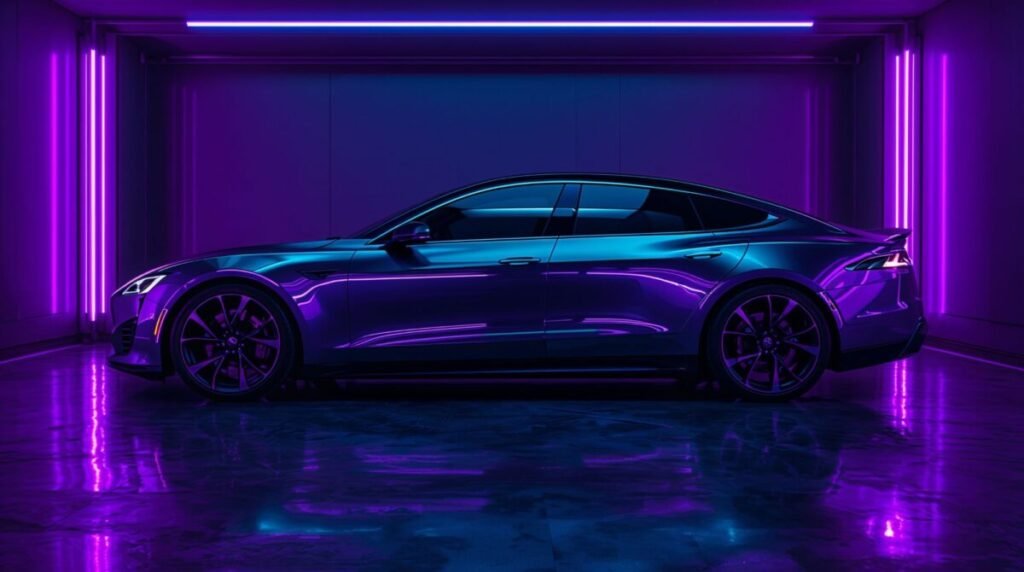 Metallic Surfaces Car 4K