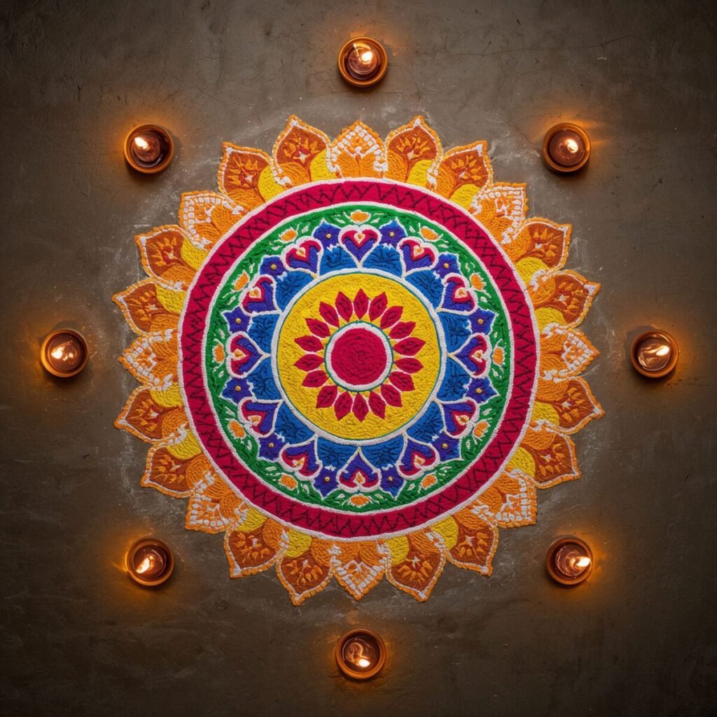 sanskar bharti rangoli for main entrance diwali