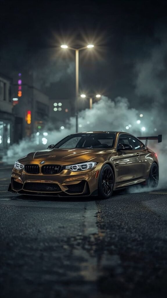 Vertical aspect BMW M4 mod wallpaper for mobile devices