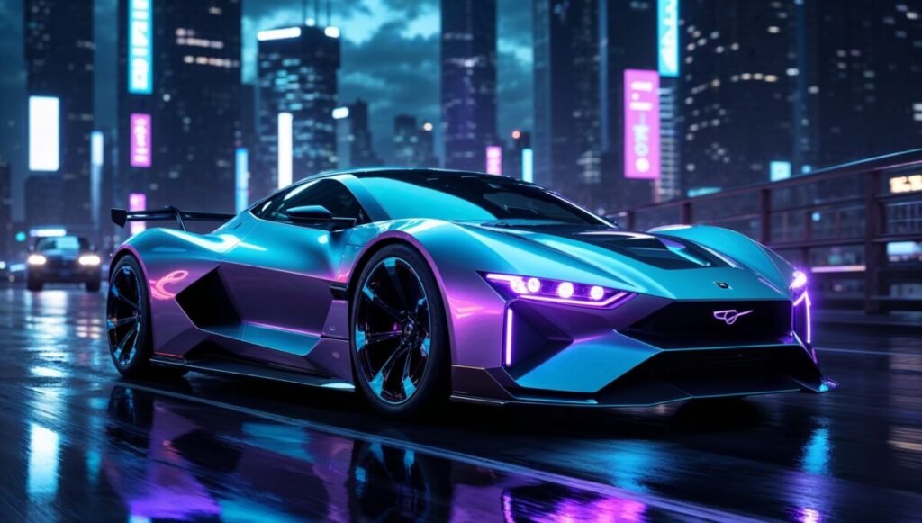 Futuristic Sports Car 4K