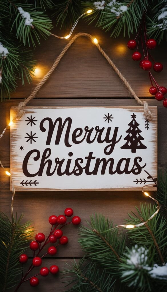 Merry Christmas Sign