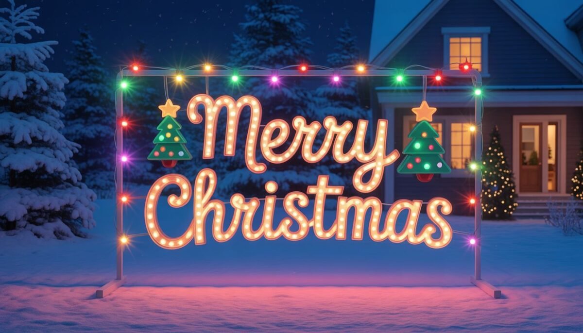 Merry Christmas Sign