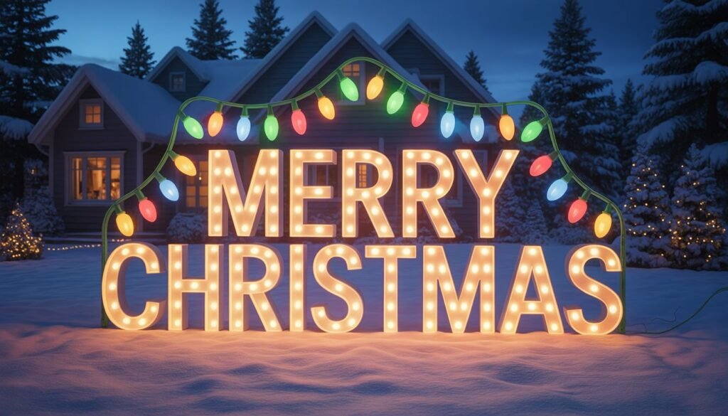 Merry Christmas Sign