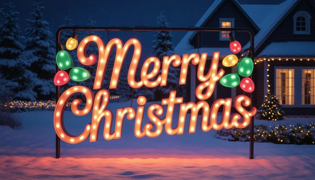 Merry Christmas Sign