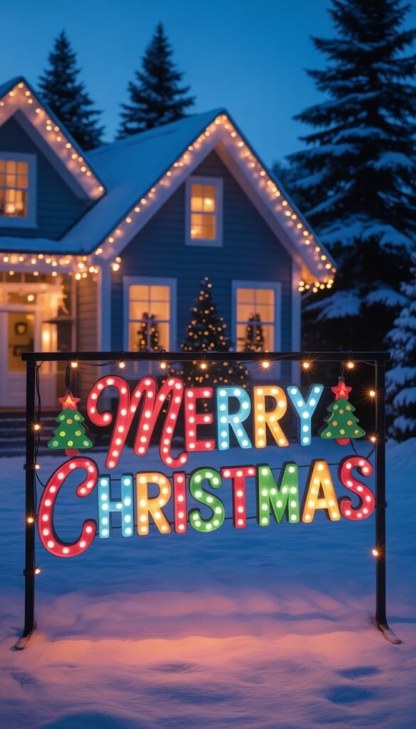 Merry Christmas Sign
